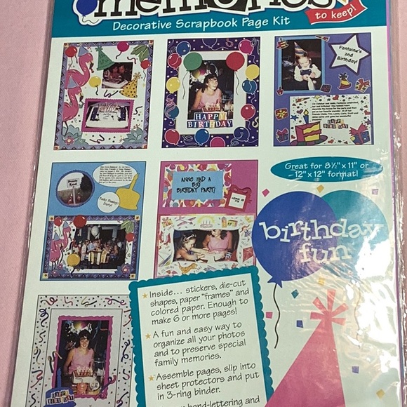 FINAL SALE PRICE Frances Meyer Scrapbooking Supplies Set of 7 - Picture 3 of 5